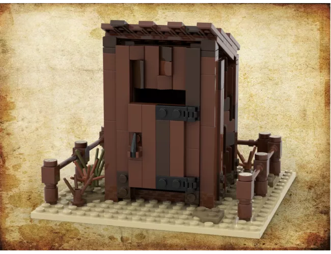 Wild West outhouse