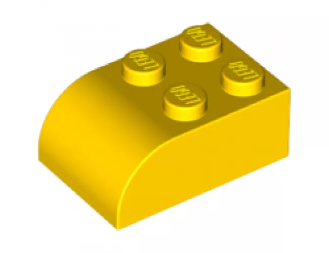 Slope, Curved 3 x 2 x 1 with Four Studs