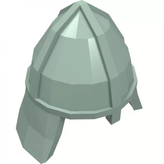Minifigure, Headgear Helmet Castle with Neck Protector