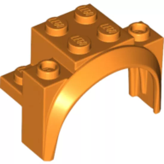 Vehicle, Mudguard 4 x 2 1/2 x 2 1/3 with Arch Round