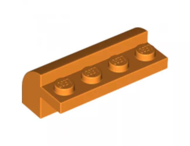Slope, Curved 2 x 4 x 1 1/3 with Four Recessed Studs