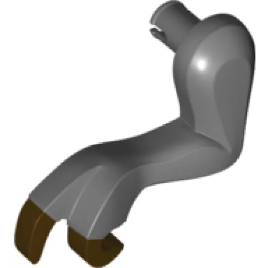 Animal, Body Part Dinosaur Leg Small (Front) Tyrannosaurus rex with Dark Brown Claws Pattern - Left