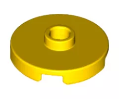 Tile, Round 2 x 2 with Open Stud