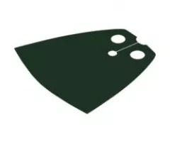 Minifigure, Body Wear Cape Cloth, Standard - Shiny Starched Fabric - Height 3.9 cm