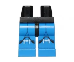 Hips and Blue Legs with SW Armor with Black and White Knee Markings Pattern (Senate Commando Captain)