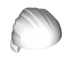 Minifigure, Headgear Hat, Cloth Wrap / Bandana, Rounded Top