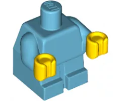 Body Baby / Toddler with Fixed Arms and Yellow Hands Pattern