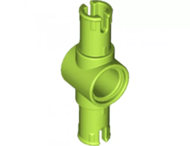 Technic, Pin 3L with Friction Ridges Lengthwise and Center Pin Hole