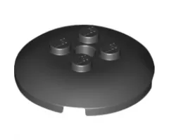 Dish 4 x 4 Inverted (Radar) with 4 Solid Studs and Pin Hole