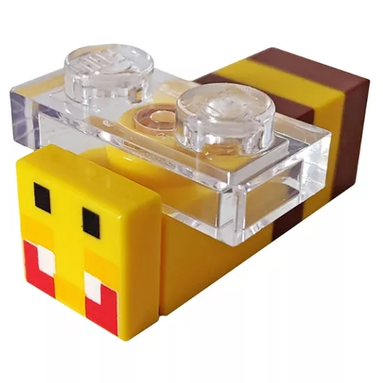 Animal, Air Minecraft Bee, Angry - Brick Built