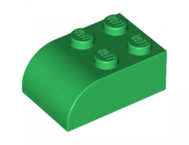 Slope, Curved 3 x 2 x 1 with Four Studs