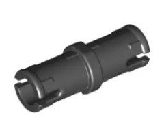 Technic, Pin with Friction Ridges Lengthwise, Staggered, with or without Center Slots
