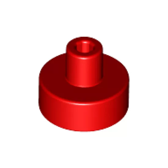 Tile, Round 1 x 1 with Bar and Pin Holder