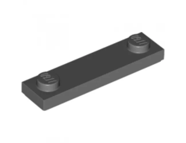 Plate, Modified 1 x 4 with 2 Studs with Groove