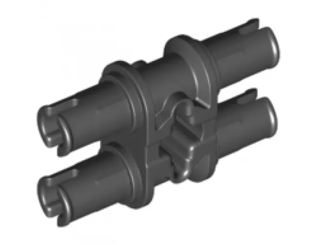 Technic, Pin Double with Axle Hole with Squared Pin Holes