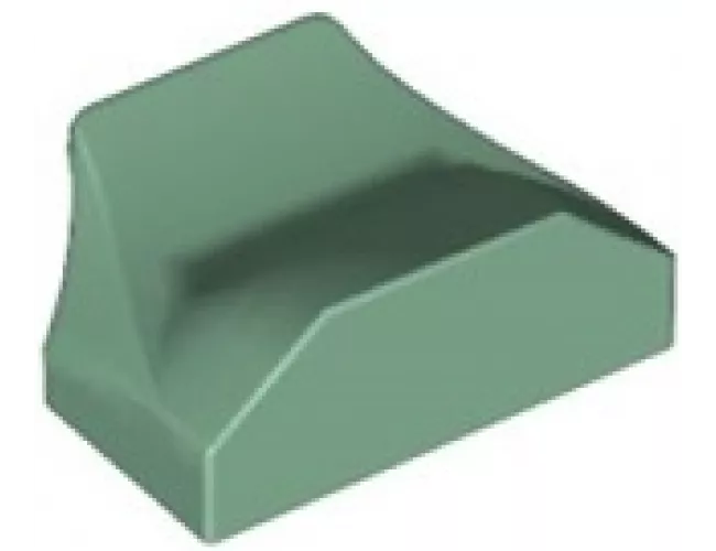 Slope, Curved 1 x 2 x 2/3 Wing End