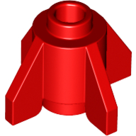 Brick, Round 1 x 1 with Fins