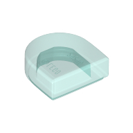 Tile, Round 1 x 1 Half Circle Extended (Stadium)
