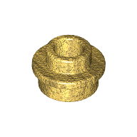 Plate, Round 1 x 1 with Open Stud